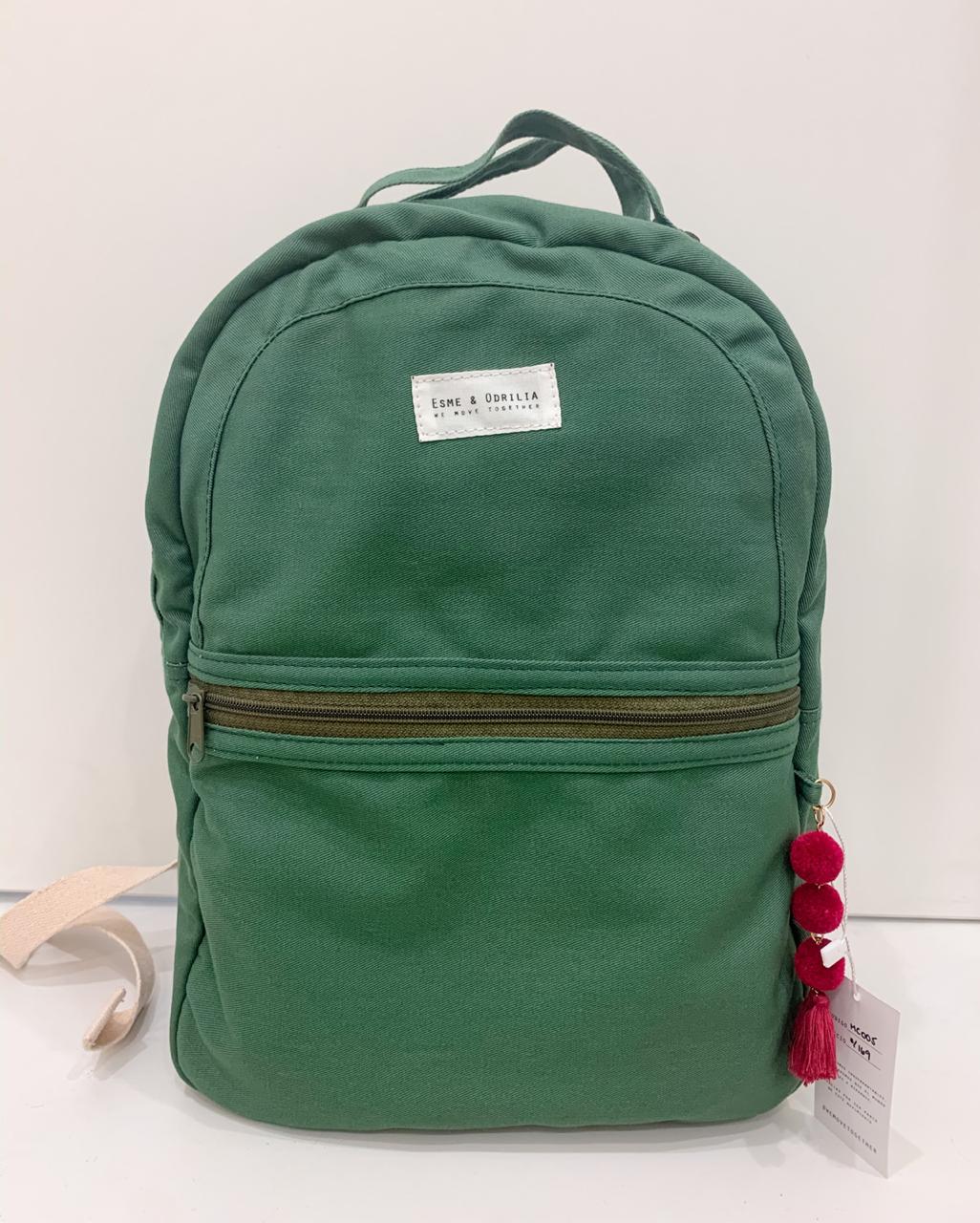 mochila verde militar